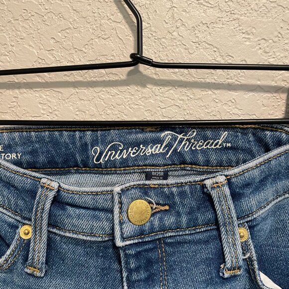 Universal Thread Highest Rise Wide Leg Crop Jeans 0/25 - Picture 2 of 7